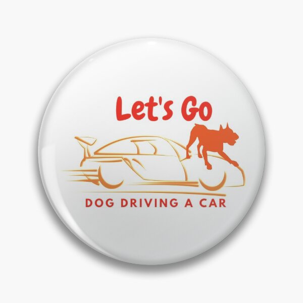 Item preview, Dog driving a car designed and sold by Kinkalow.