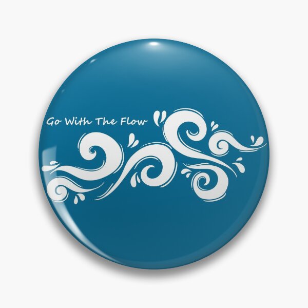 Item preview, Sea Waves (Go With The Flow) designed and sold by Cosmodoody.