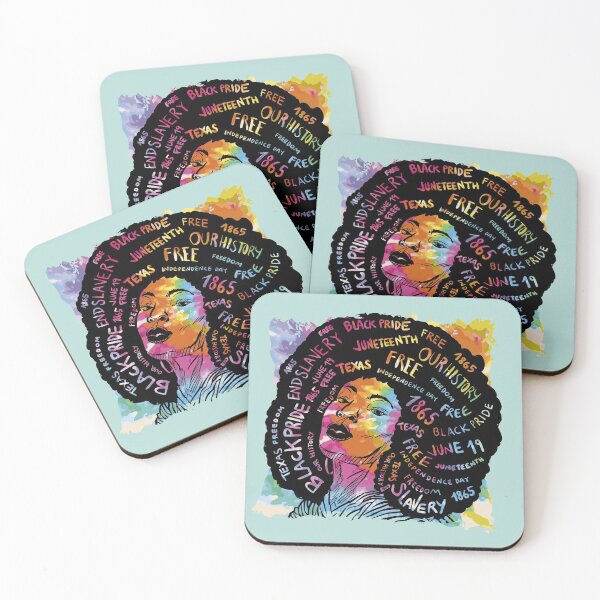 Item preview, Black Woman with afro watercolor Black History Month designed and sold by Linizarti-casely Store.