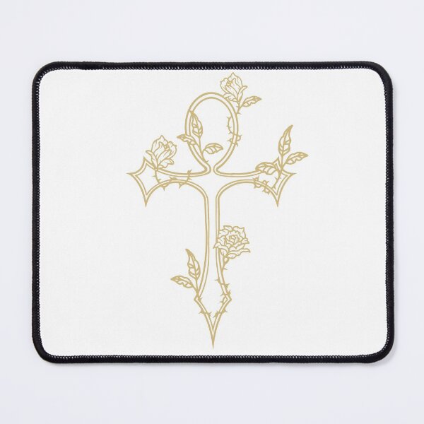 Item preview, Gothic and Egyptian Symbol Ankh with Roses Goth designed and sold by FalkDania.