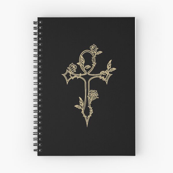Item preview, Gothic and Egyptian Symbol Ankh with Roses Goth designed and sold by FalkDania.