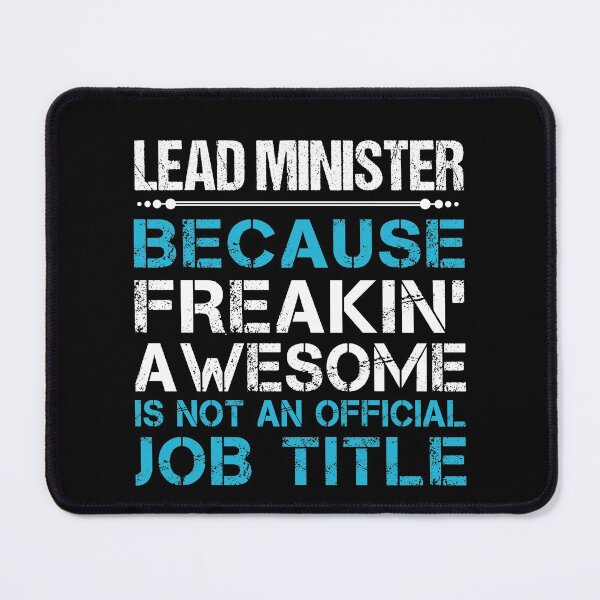 Item preview, Lead Minister T Shirt - Freaking Awesome Job Gift Item Tee designed and sold by oetate4774.
