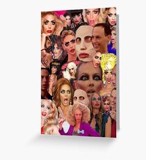 Alyssa Edwards Collage Greeting Card