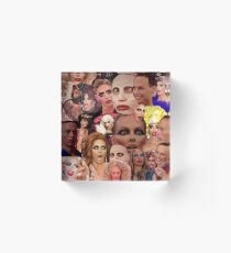 Alyssa Edwards Collage Acrylic Block