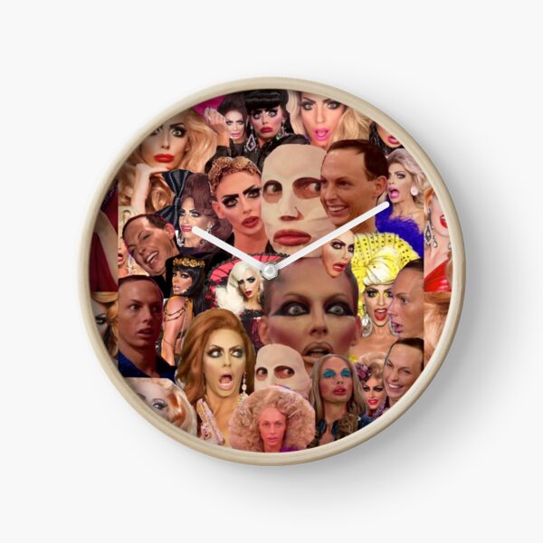 Alyssa Edwards Collage Clock