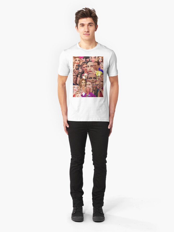 Alternate view of Alyssa Edwards Collage  Slim Fit T-Shirt