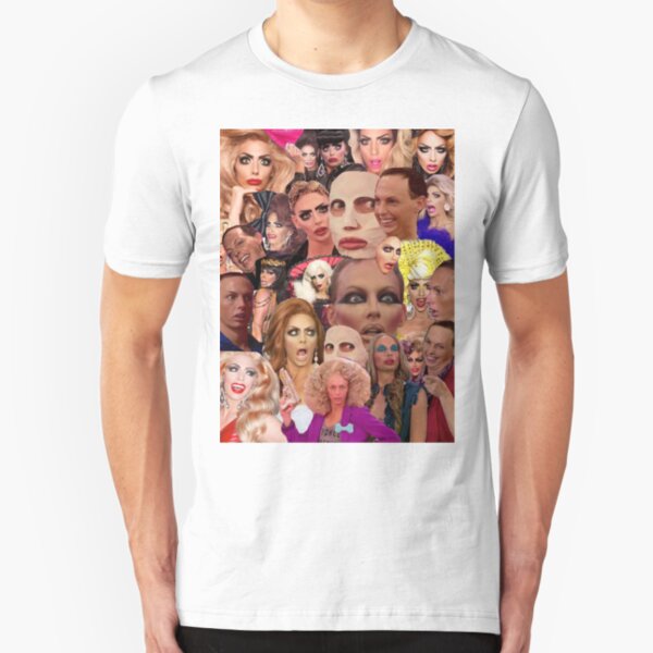 Alyssa Edwards Collage Slim Fit T-Shirt