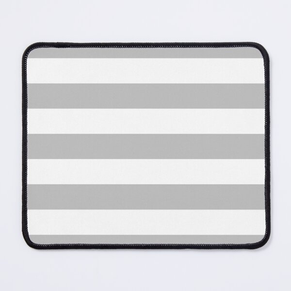 Item preview, Medium SILVER and WHITE Horizontal STRIPES designed and sold by RachelMacht.