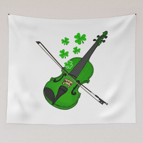 Item preview, St. Patricks Day Fiddle Violin Player Violinist designed and sold by doodlerob.