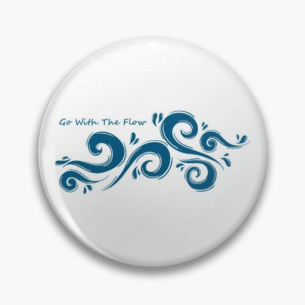 Item preview, Sea Waves (Go With The Flow) designed and sold by Cosmodoody.