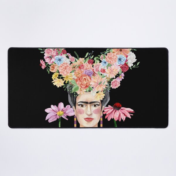 Item preview, Frida Kahlo Watercolor Portrait - Flowers Head III designed and sold by Naturalist Prints.