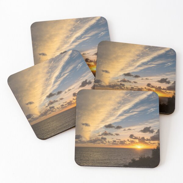 Item preview, Multilayered Multicolored Cloudcover - Southern Malta Seaside Sunset designed and sold by Georgia Mizuleva.