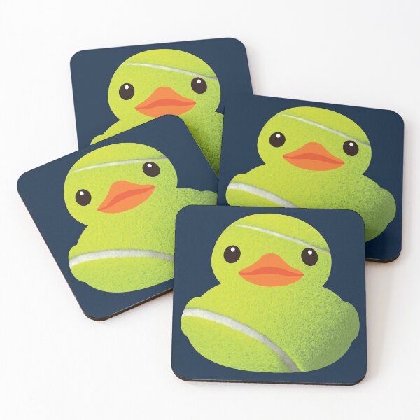 Item preview, Tennis Ball Rubber Duck designed and sold by GlitterState.