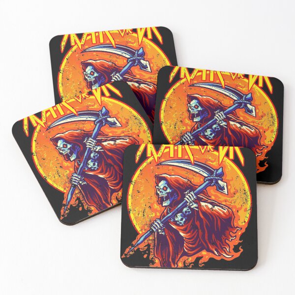 Item preview, Skate or die - 80s retro metal band style reaper  designed and sold by adenicholls.