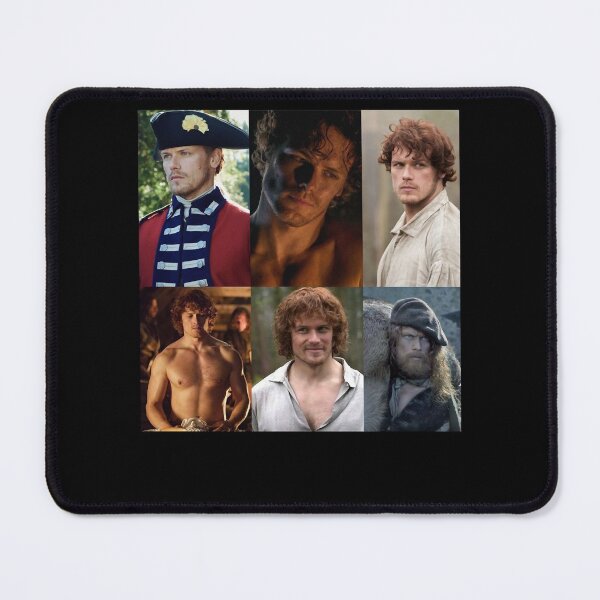 Item preview, People Call Me Jamie Fraser Collage Sam Heughan Retro Wave designed and sold by Dorthyhill.