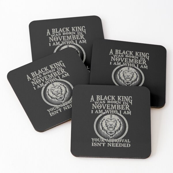 Item preview, A-Black-King-Was-Born-In-November-I-Am-Who-Lion-Birthday Classic  designed and sold by CristynfFiore.