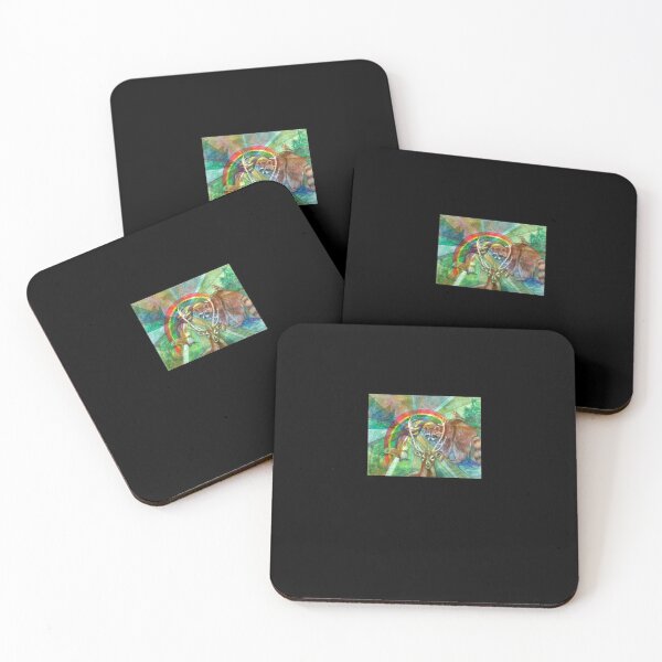 Item preview, The Rainbow Cocoon Sticker designed and sold by NicoHerrmann.