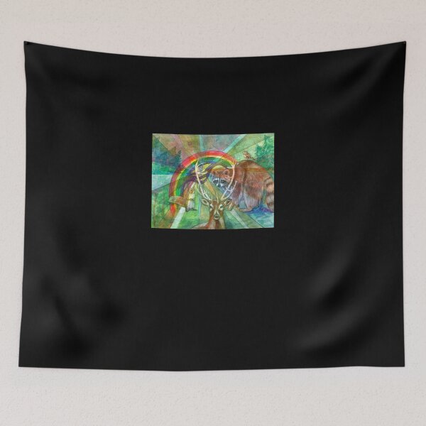 Item preview, The Rainbow Cocoon Sticker designed and sold by NicoHerrmann.