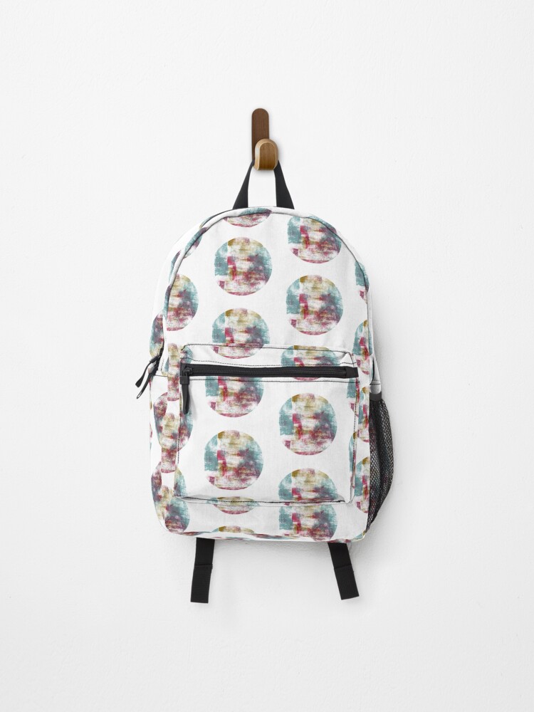Thumbnail 1 of 3, Backpack, Abstract circle nr9 designed and sold by KateCrafts.