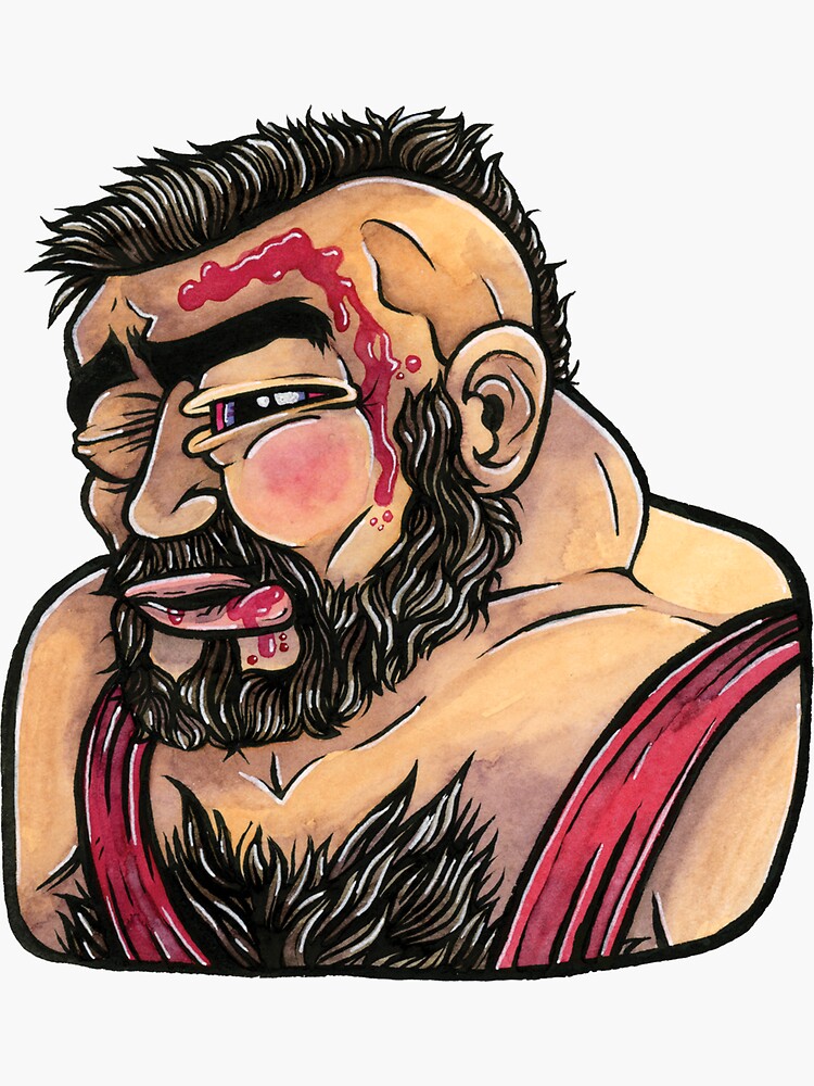 Zangief Street Fighter Design - Original Artwork - Street Fighter