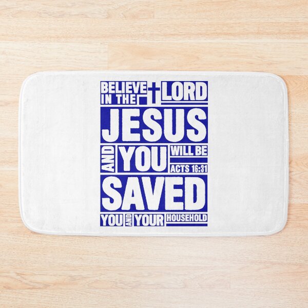 Item preview, Acts 16:31 Believe in the Lord Jesus designed and sold by plushism.
