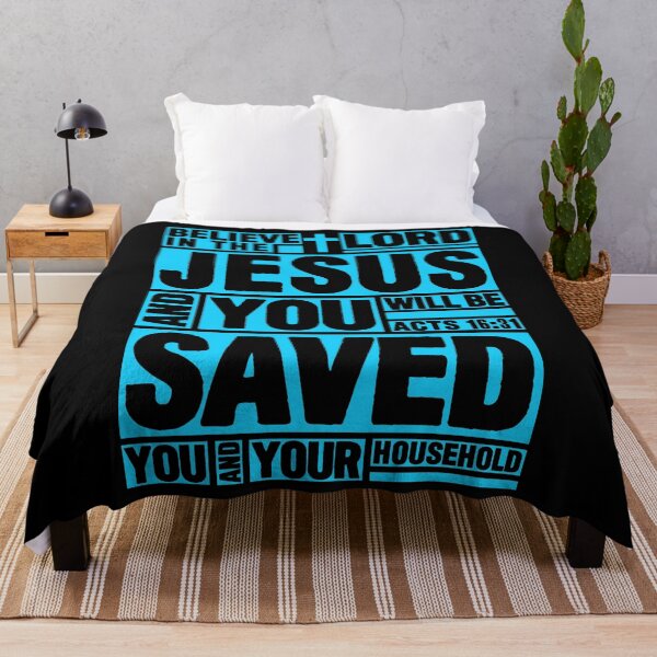 Item preview, Acts 16:31 Believe in the Lord Jesus designed and sold by plushism.
