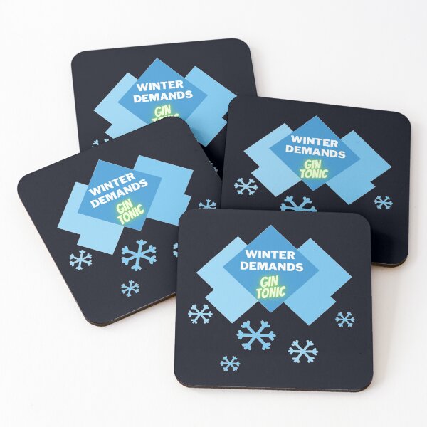 Item preview, Winter Demands Gin Tonic designed and sold by Doodlehub.