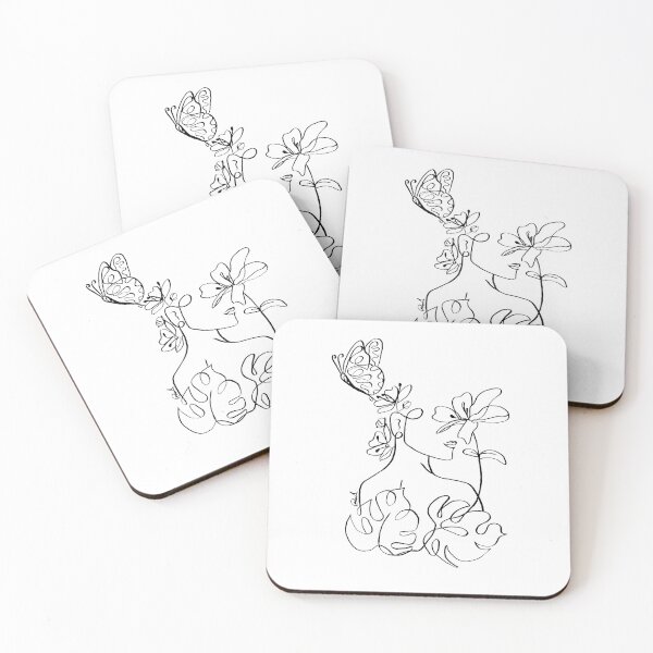 Item preview, one line girl art designed and sold by Rand Shop.