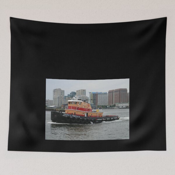 Artikelvorschau, Vincent D Tibbetts Jr Tugboat entworfen und verkauft von CapeCodGiftShop.