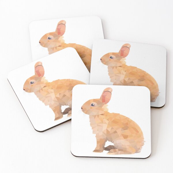 Item preview, rabbit-polygonal animals designed and sold by Hartics.