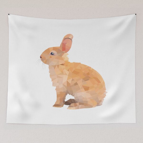 Item preview, rabbit-polygonal animals designed and sold by Hartics.