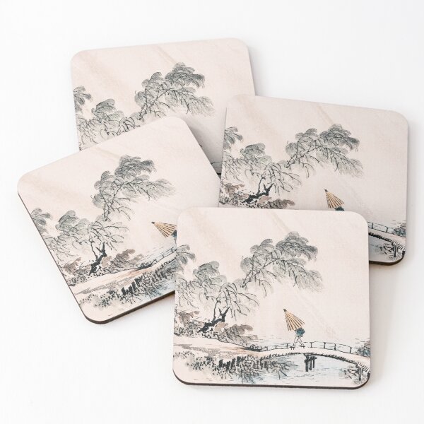 Item preview, Digital remix of a man crossing the bridge by Kono Bairei designed and sold by ramazis.