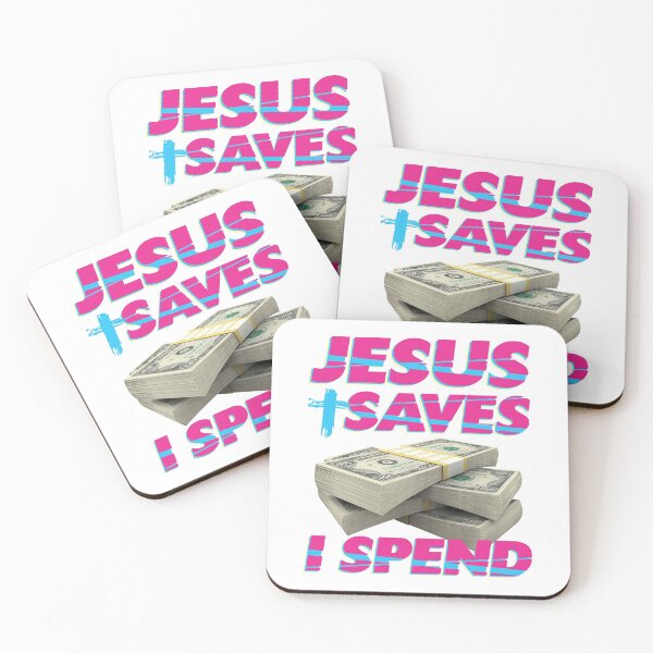 Item preview, Jesus saves I spend - Jesus lover - Jesus christ designed and sold by crazycollective.