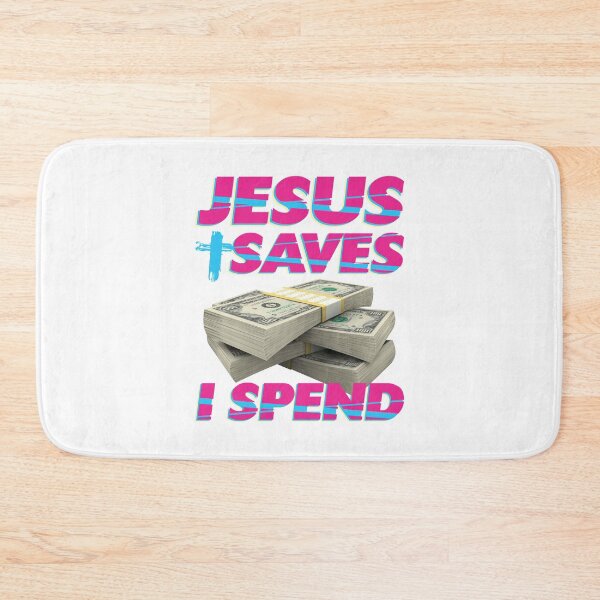 Item preview, Jesus saves I spend - Jesus lover - Jesus christ designed and sold by crazycollective.