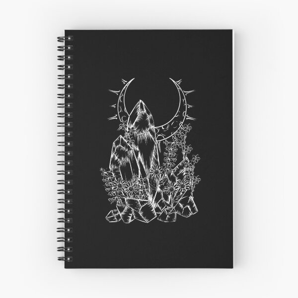 Item preview, Witchy Crystals Flowers Moon Goth Punk designed and sold by FalkDania.