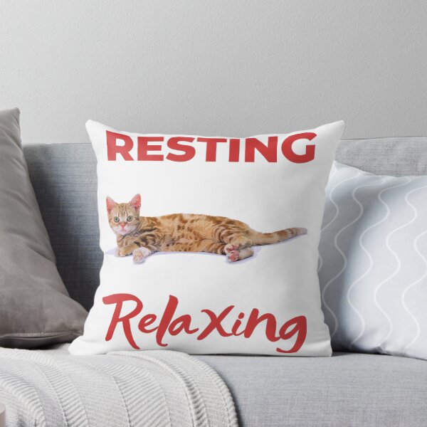 Item preview, Resting and Relaxing cat designed and sold by AmonRa16.