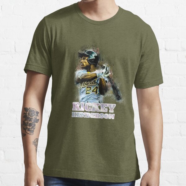 Rickey Henderson T-Shirt Essential T-Shirt for Sale by FinnProsacco