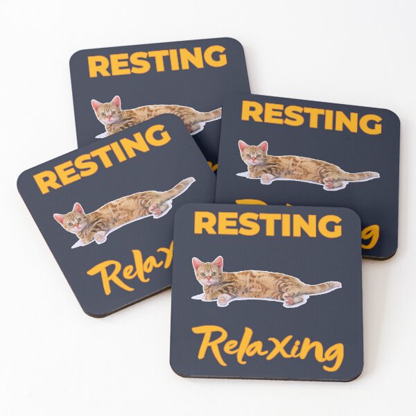 Item preview, Resting and Relaxing cat orange designed and sold by AmonRa16.