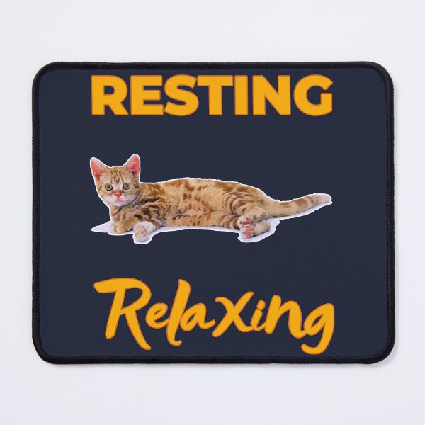 Item preview, Resting and Relaxing cat orange designed and sold by AmonRa16.