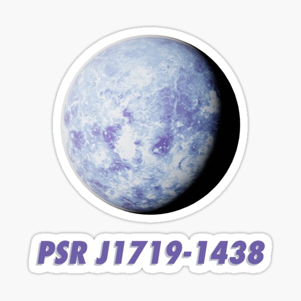 "PSR J1719-1438 Planet" Sticker For Sale By NiceGoodBetter | Redbubble