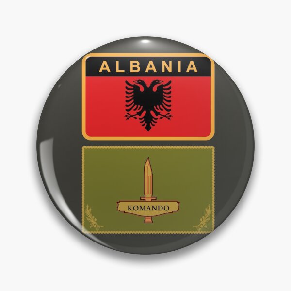 Item preview, Albanian Land Force - Forca Tokësore të Republikës së Shqipërisë - Commando Battalion designed and sold by wordwidesymbols.