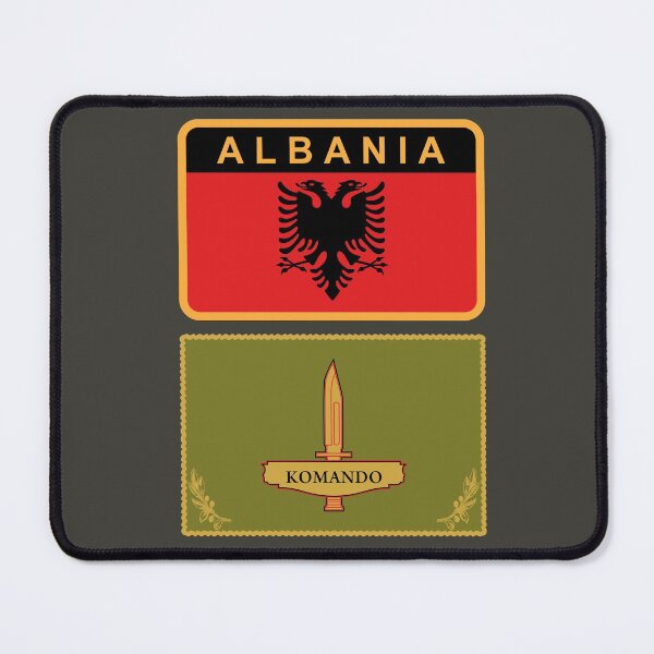 Item preview, Albanian Land Force - Forca Tokësore të Republikës së Shqipërisë - Commando Battalion designed and sold by wordwidesymbols.