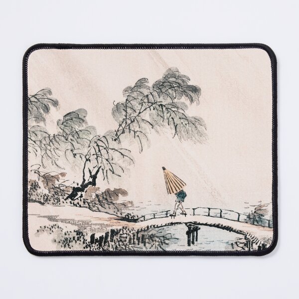 Item preview, Digital remix of a man crossing the bridge by Kono Bairei designed and sold by ramazis.