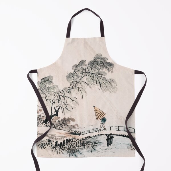 Item preview, Digital remix of a man crossing the bridge by Kono Bairei designed and sold by ramazis.