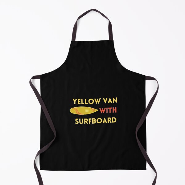 Item preview, Yellow Van With Surfboard designed and sold by Snorg Tees ⭐⭐⭐⭐⭐.