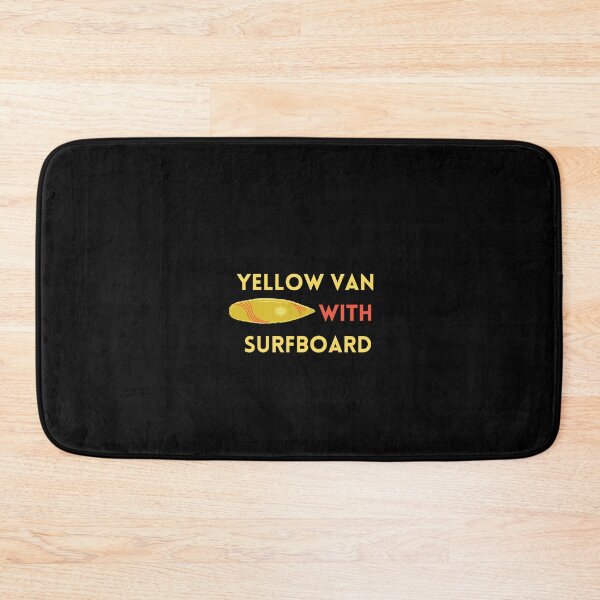Item preview, Yellow Van With Surfboard designed and sold by Snorg  Tees ⭐⭐⭐⭐⭐.