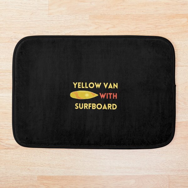 Artikelvorschau, Gelber Van mit Surfbrett entworfen und verkauft von Snorg  Tees ⭐⭐⭐⭐⭐.