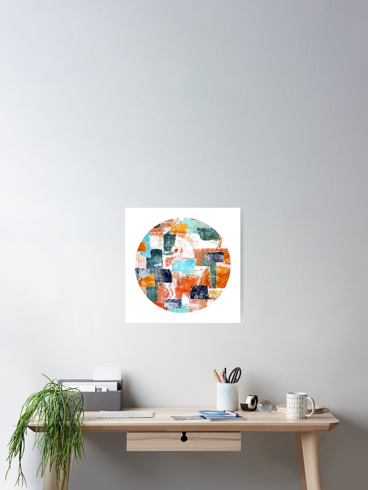 Thumbnail 2 of 3, Poster, Abstract circle nr11 designed and sold by KateCrafts.