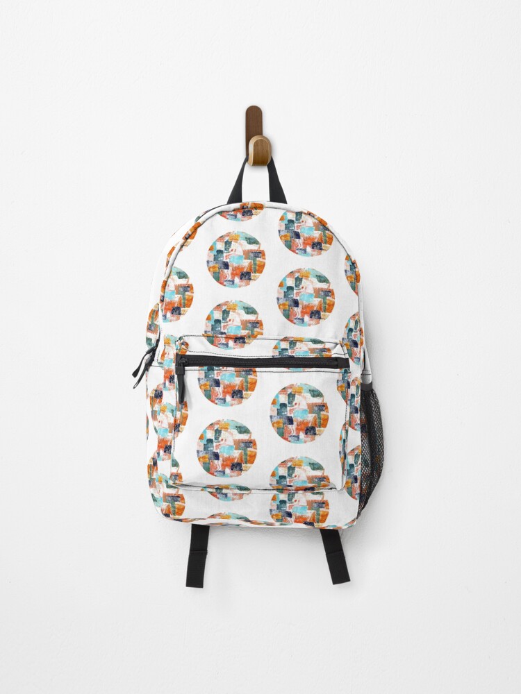 Thumbnail 1 of 3, Backpack, Abstract circle nr11 designed and sold by KateCrafts.