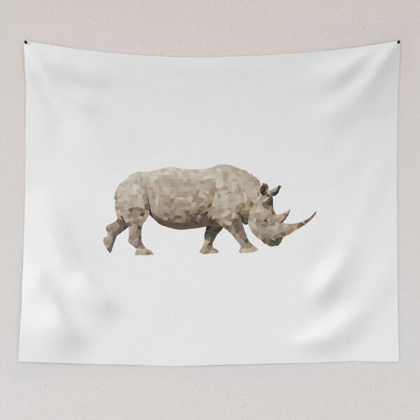 Item preview, rhino-Polygonal animals designed and sold by Hartics.
